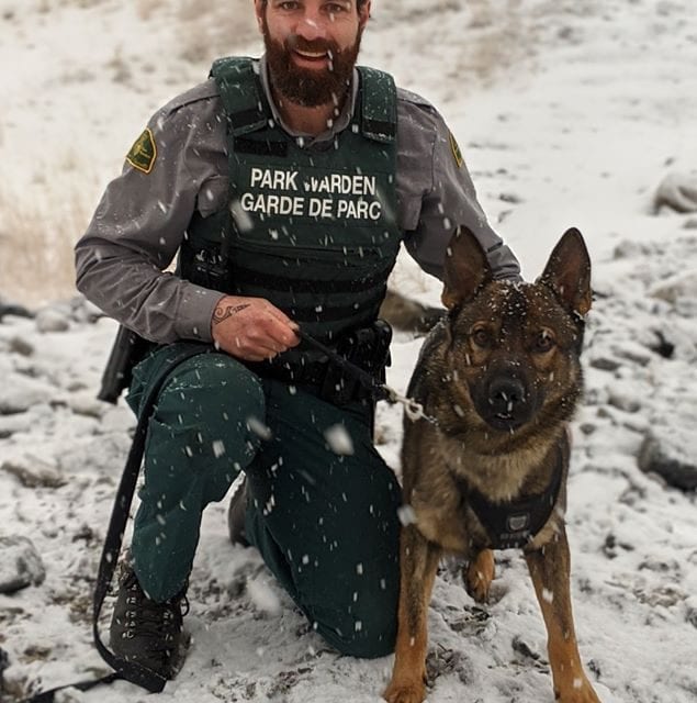 Banff National Park’s latest Warden dogmaster …