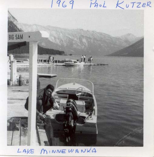 Paul Kutzer at Minnewanka