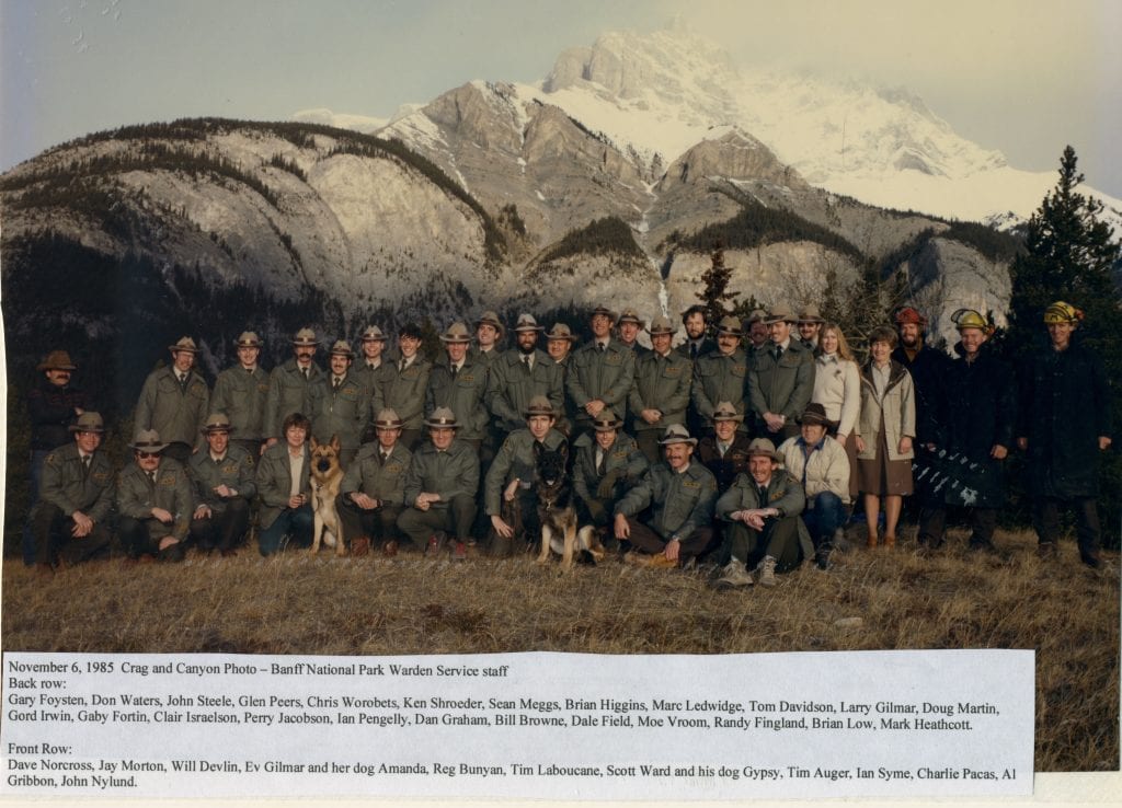1985 Banff Warden Office staff