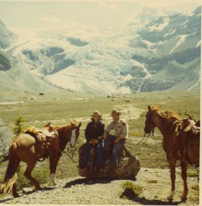 Don and daughter Sherri in Jasper NP