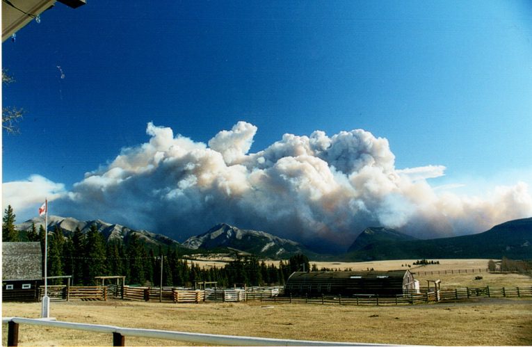  Dogrib Fire at 3 pm, October 16th, 2001.