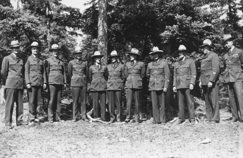 Park Wardens at Banff – 1938 (Stan Peyto photo)