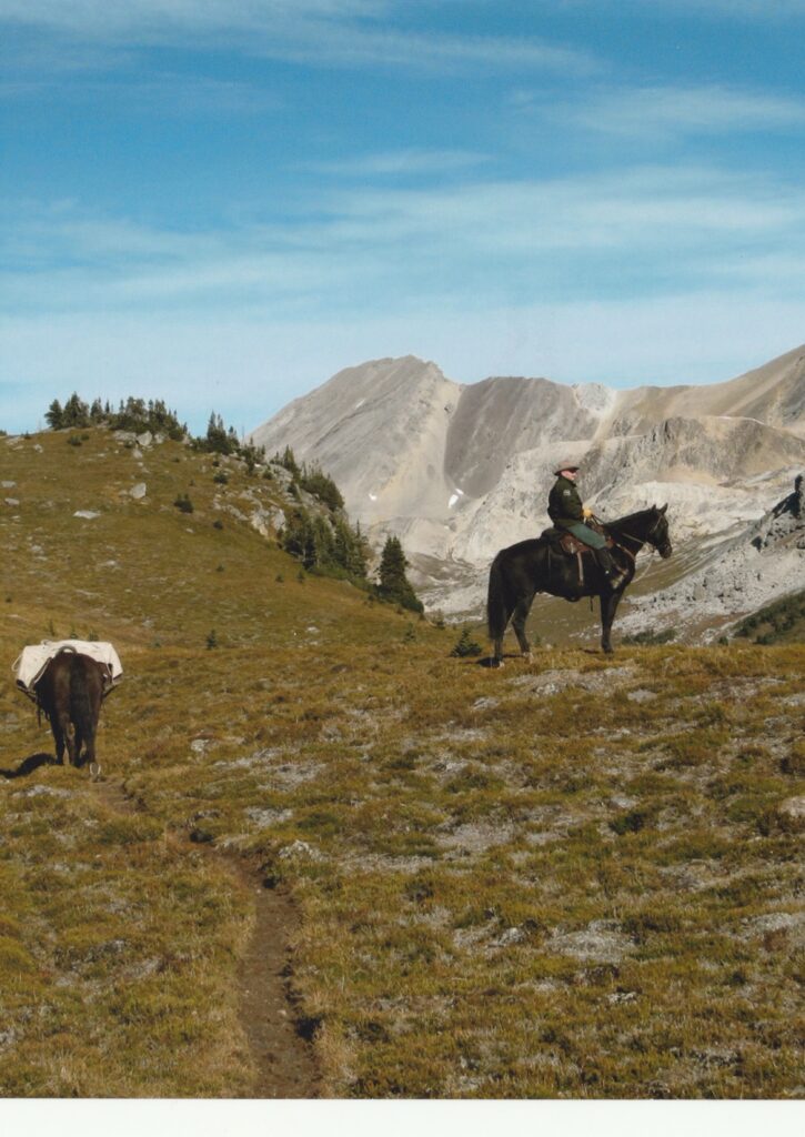 Tom at Pipestone Pass